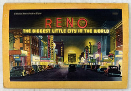 Reno Nevada 18 Postcards Souvenir Folder - £15.55 GBP