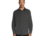 George Men&#39;s Corduroy Shirt with Long Sleeves, Size S (34-36) Charcoal Sky - £15.02 GBP