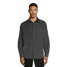 George Men&#39;s Corduroy Shirt with Long Sleeves, Size S (34-36) Charcoal Sky - £14.78 GBP