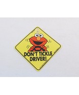 Car Window Sign w/Suction Cup ~ Sesame Street Elmo &quot;Don&#39;t Tickle Driver&quot; - £6.20 GBP