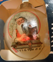 Norman Rockwell Saturday Evening Post Christmas Ornament Naughty or Nice Santa - $6.99