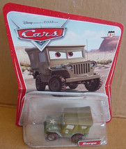 Disney Pixar Cars  SARGE JEEP Diecast Original First Desert Package Open Box - £9.54 GBP