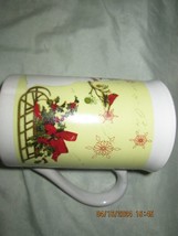 Royal Norfolk Christmas Themed Coffee Cocoa Tea Cup Mug, Tree, Snowman &amp; Sleigh - £7.92 GBP