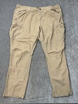J Peterman Pants Mens 42x30 Khaki Hiking Outdoors Tactical Ripstop Cargo... - $29.69