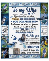 My Soul Love You Complete Me Custom Blanket Sherpa Gift For Wife From Husband - £46.34 GBP+