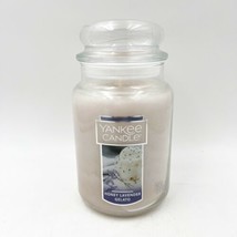 Yankee Candle Honey Lavender Gelato Scented Classic Jar Candle 22 oz HTF retired - £28.14 GBP