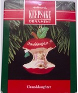 Hallmark Keepsake Ornament 1992 Granddaughter Apple Of My Eye Ornament - $13.60 CAD