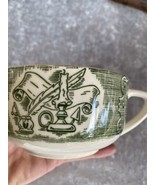 Royal China The Old Curiosity Shop Cup Green White Candle Scroll Feather... - £2.24 GBP
