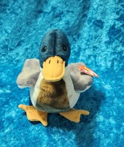 Ty Beanie Baby &quot;JAKE&quot; The Mallard Drake Duck, 1998 Plush Duck NWT - $75.96 MXN