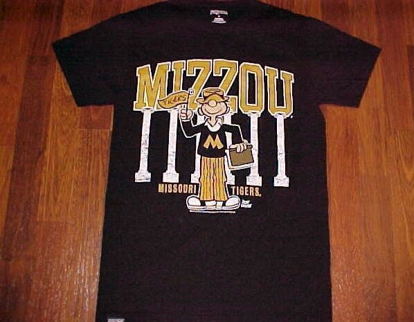 Jansport 2010 NCAA Missouri Tigers College Student Mort Walker Black T-Shirt S - $21.46