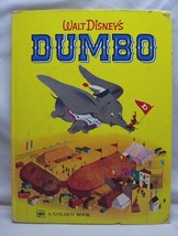 Vintage Walt Disney DUMBO A Big Golden Hardcover BOOK 1955 1972 6th Printing - £14.59 GBP