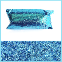 Metallic, Rich Stratosphere Blue, Chunky Glitter, Solvent Resistant Poly... - $1.18+