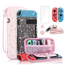 Cute Carrying Case Bundle For Nintendo Switch Case, Pink Switch Case Acc... - $66.99