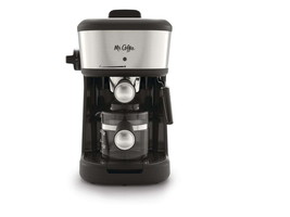Mr. Coffee® 4-Shot Steam Espresso, Cappuccino, and Latte Maker in Black - £52.18 GBP