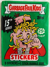 1988 Topps Garbage Pail Kids Original 15th Series 15 OS15 No Diecut Wax Pack GPK - £30.02 GBP