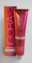 Schwarzkopf Igora VIBRANCE GLOSS &amp; TONE Hair Color ~2.1 oz.~ Buy 4; Get ... - $7.00