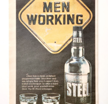 1982 Steel Schnapps Pppermint Advertisement Vintage Distillery Liquor DW... - $19.99