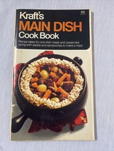 Vintage 1970 Krafts Main Dish Cook book Recipes One Dish Meals Casserole... - £5.00 GBP