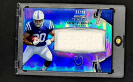 2012 Bowman Sterling Blue Refractor Jersey #BSJRRCF Coby Fleener RC Rookie /99 - £3.97 GBP