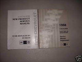 1988 Chevy Chevrolet Cavalier New Product Information Manual &amp; Electrical Manual - £11.59 GBP