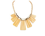 Kenneth Jay Lane Womens Stoned Necklace Beach &amp; Nautical Yellow Size OS - £193.88 GBP