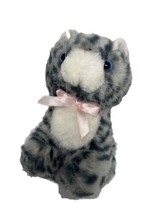Milaca Grey Tiger Plush Kitty Vintage Stuffed Cat Kitten - £13.17 GBP