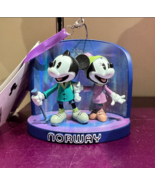 Walt Disney World Epcot Mickey Minnie Mouse Norway Ornament NEW - $700.69 MXN