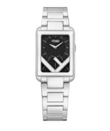 FENDI Run Away   Rectangle Black Dial Watch 22.5x32mm F107010201 - £553.91 GBP