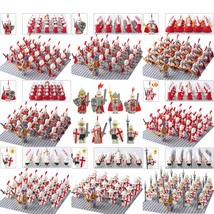 176pcs Medieval Castle Red Cross Knights Army Collection Minifigures Toys - $16.68+