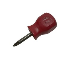 MAC Tools Red Hard Handle Stubby #2 Phillips Head Screwdriver P212A USA ... - £15.61 GBP