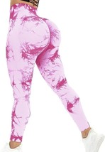 Womens High Waist Yoga Pants Tummy Control Workout Running Yoga - Size L - $10.88