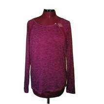 Ideology Essential Pullover Pretty Plum Semi-Fitted Size Small Lightweig... - $24.46