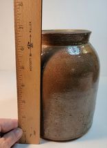 Brown Pottery Vase 6.75" tall image 4