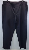 L) 32° Degrees Cool Woman Black Stretch Pants XL - $14.84