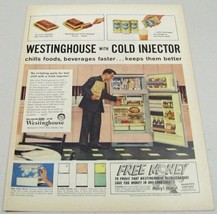1958 Print Ad Westinghouse with Cold Injector Refrigerators Columbus,Ohio - $13.58