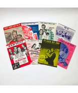Set of 8 Music Sheets I Wish I Didn&#39;t Love You So ++ 7 more Musicals &amp; M... - $19.53 CAD