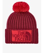 THE NORTH FACE Unisex Beetroot Red Ribbed Heritage Ski Tuke Beanie Hat 1... - €34,11 EUR