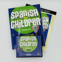 Spanish for Children Primer A - Student Book, Answer Key, 4 DVD Set w/ C... - $59.39