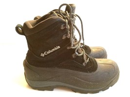 Columbia Boots Mens Size 9 Black Cascadian Summit II Water Resistant Snow BM1226 - £54.31 GBP