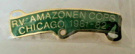 RV Amazonen Cops Chicago 1981-82 Lapel Pin Vintage New In Package PB40 - £15.13 GBP