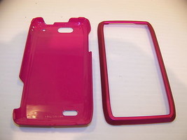 MOTOROLA DROID 4 BRIGHT PINK RUBBERIZED HARD PLASTIC CASE BY CASE MATE - $4.48