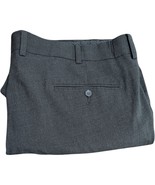 GS Perfect Mens Pants 48x30 Gray Charcoal Cuffed Ends Stretch Waist Miss... - $38.61