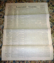 Lancaster, New Hampshire Gazette Newspaper - March 2, 1886 - £15.47 GBP