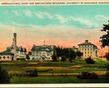 Vtg Postcard University of Wisconsin, Horticultural Dairy &amp; Agricultural... - $4.90