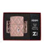 Zippo Lighter Geometric Diamond Pattern 49702 Armor zippo Original USA - €131,35 EUR