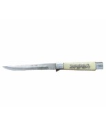 Vintage Steak Knife Stainless Steel Japan Silver Inlay Handle Replacement - £3.73 GBP