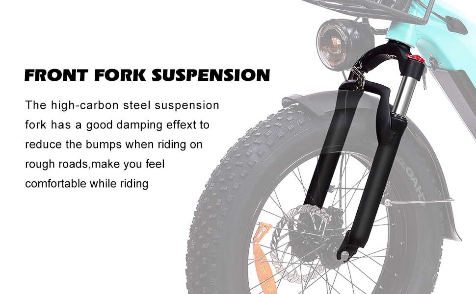 ELEVIO ELEVIO Electric Bicycles for Adults - 20" Fat Tire Electric Mountain Bicy Item image 6