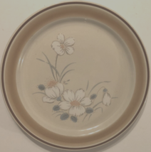 HEARTHSIDE Water Colors Stoneware Japan Dawn Floral White Dinner Plate 10.5&quot; - £7.68 GBP