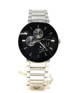 Bulova Men&#39;s 96C105 Black Dial Bracelet Watch LUX03695N - $74.25