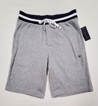 Small Tommy Hilfiger SLEEPWEAR Gray Heather SOFT Ribbed Sleep 10&quot; Shorts 30-34&quot; - £22.94 GBP